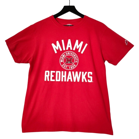 League Other - Miami University Rednecks T shirt Short Sleeve Unisex Size Medium
